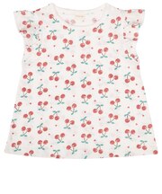 [キッズ]半袖Tシャツ　総柄　ピンク