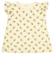 [キッズ]半袖Tシャツ　総柄　イエロー