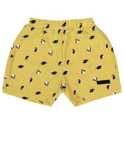 [ベビー]ショートパンツ　ニットツイル　イエロー