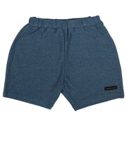 [キッズ]ショートパンツ　ニットツイル　ネイビー