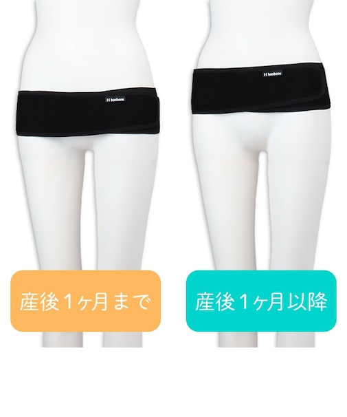 サイズに悩まない骨盤ベルト　ブラック