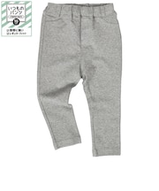 [ベビー]いつものパンツ　10分丈　摩擦に強い グレー