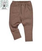[ベビー]いつものパンツ　10分丈　摩擦に強い ブラウン