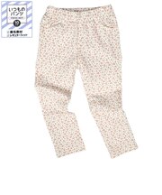 [キッズ]いつものパンツ10分丈　裏毛　レギュラー　柄　ピンク