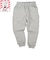 [キッズ]いつものパンツ10分丈　裏毛　ゆったりフィット　グレー