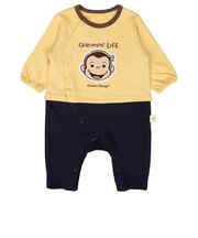 長袖プレオール　おさるのジョージ　イエロー