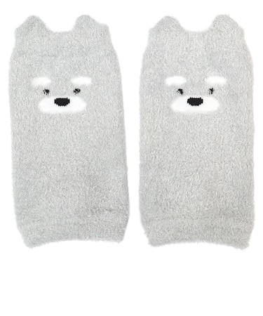 ふわふわレッグウォーマー　シュナウザー