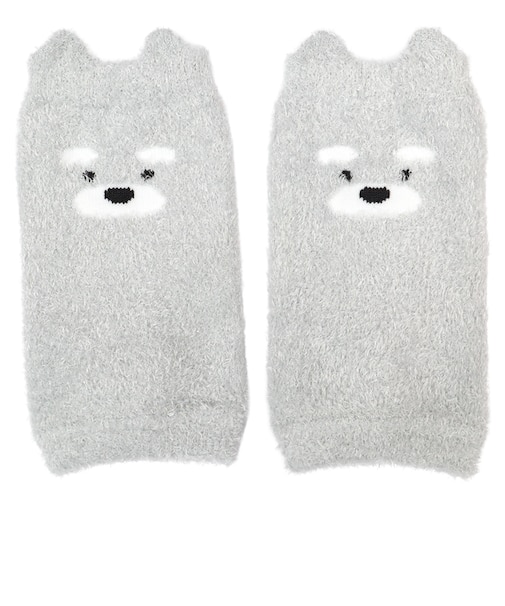 ふわふわレッグウォーマー　シュナウザー