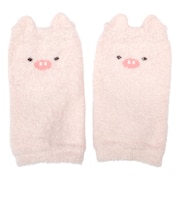 ふわふわレッグウォーマー ぶた
