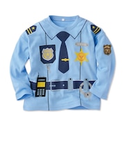 [キッズ]おしごとごっこTシャツ 警察官 ブルー