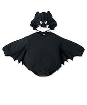 [ベビー]こうもりロンパース ボンネットつき ハロウィン