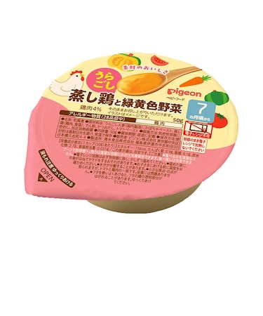 ◎うらごし 蒸し鶏と緑黄色野菜 50g