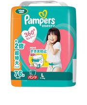 パンパースさらさらケアメガジャンボＬ76枚