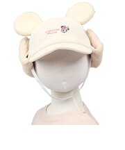 [48～54cm]フライトキャップ　ミッキーミニー　オフホワイト