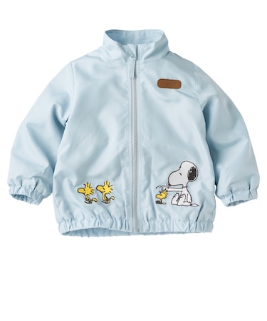 [ベビー]ウインドブレーカー　はっ水　PEANUTSBaby　サックス