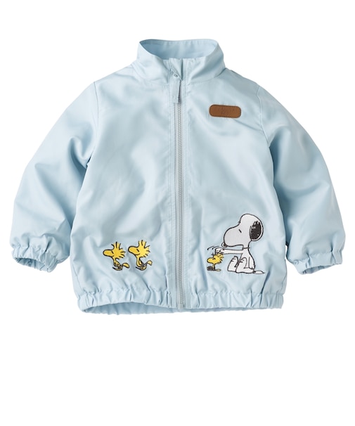 [ベビー]ウインドブレーカー　はっ水　PEANUTSBaby　サックス