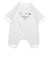 長袖プレオール　PEANUTS Baby　ボーダー　グレー