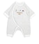 長袖プレオール　PEANUTS Baby　ボーダー　グレー