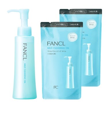 マイルドクレンジングオイル1本+つめかえ用　2袋