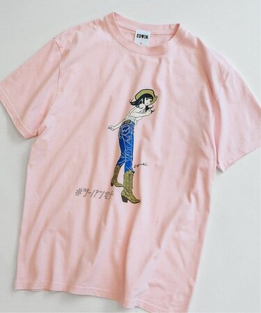 EDWIN / エドウィン】ジーパン女子×江口寿史Tシャツ「Western Girl 