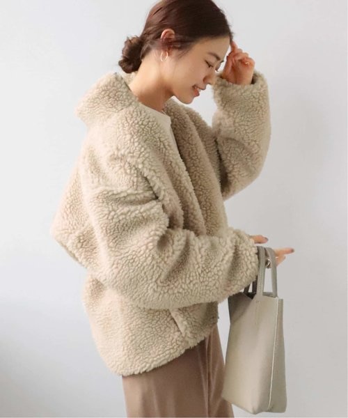 追加2》ウォッシャブルスタンドカラーボアブルゾン◇｜ジャーナル