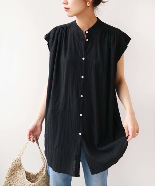 サラマリカ 25AW Cotton Scallop Collar Blouse