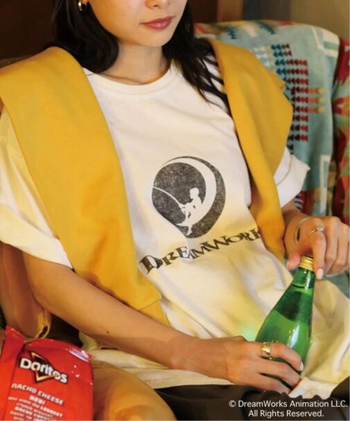 【DREAMWORKS×relume/ドリームワークス】LOGO 別注 Tシャツ