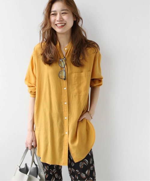 JOURNAL STANDARD relume リヨセルバンドカラーシャツ リヨセルセイヒンゾメバンドカラーシャツ◇｜ジャーナル
