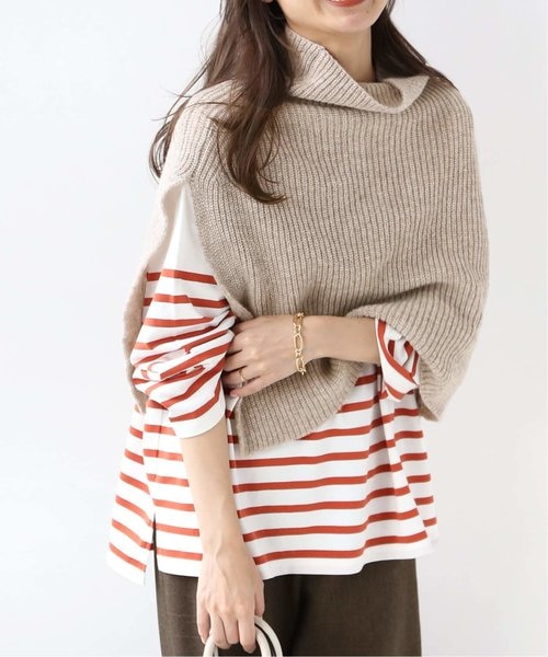 TWEEDMILL/ツイードミル】別注スリットニットポンチョ◇｜ジャーナル