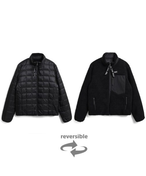 【TAION / タイオン】ダウン × ボア リバーシブルダウンジャケット