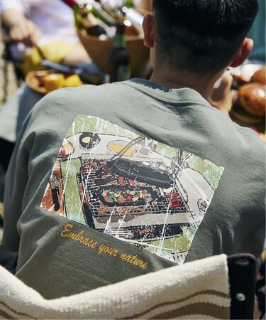 【SNOW PEAK / スノーピーク】別注 BBQ Graphic Tシャツ