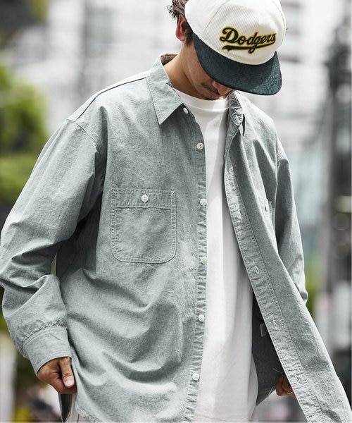 ジャーナルスタンダードラックス HARi シャンブレーオーバーサイズシャツ JOURNAL STANDARD（ジャーナルスタンダード） シャツ 「ZOZO限定