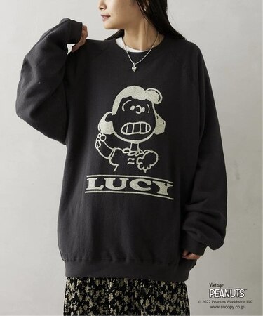 PEANUTS×SPORTS WEAR by relume】別注 クルーネックスウェット 