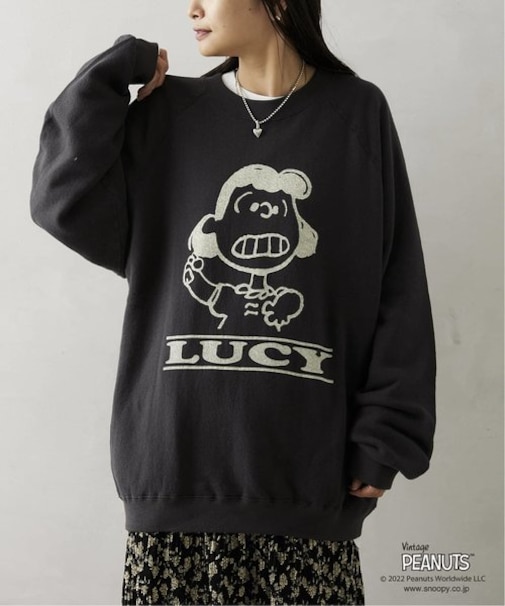 PEANUTS×SPORTS WEAR by relume】別注 クルーネックスウェット