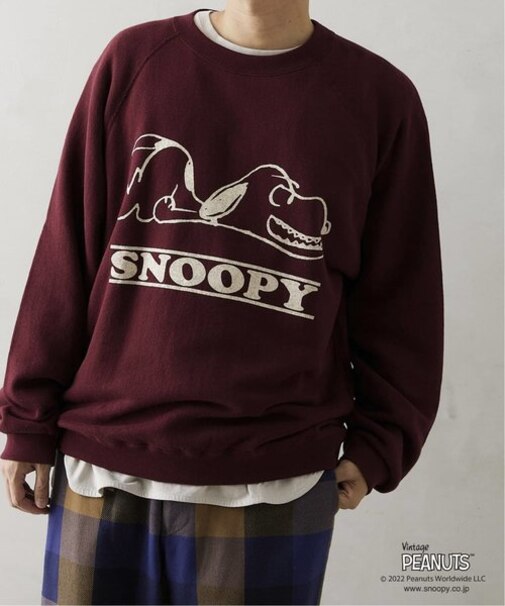 PEANUTS×SPORTS WEAR by relume】別注 クルーネックスウェット 