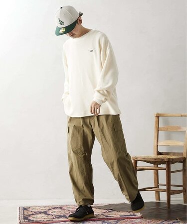 LACOSTE / ラコステ】別注 オーバーサイズ ヘビーピケ L/S Tシャツ 