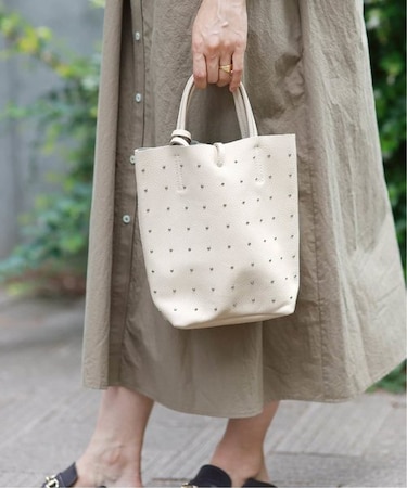 追加》【MARLON FIRENZE/マルロン】 SHOPPER MINI STUDS：バッグ 