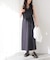 【BASERANGE/ベースレンジ】CORE APRON DRESS：ワンピース