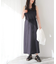 【BASERANGE/ベースレンジ】CORE APRON DRESS：ワンピース