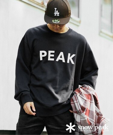SNOWPEAK / スノーピーク】別注 クルーネック スウェット ”PEAK 