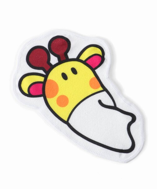 シャクレルプラネット  タベッコドウブツ  ハンドタオル  キリン