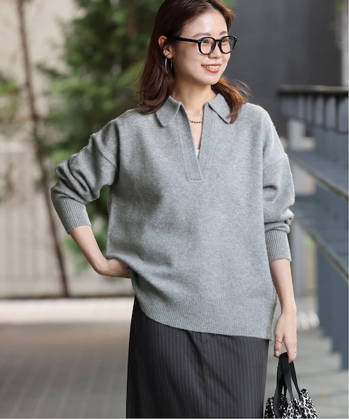 襟付きディーププルオーバー｜ジャーナルスタンダード レリュームの