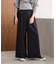 《追加5》ウォッシャブルサージストレッチタックワイドパンツ