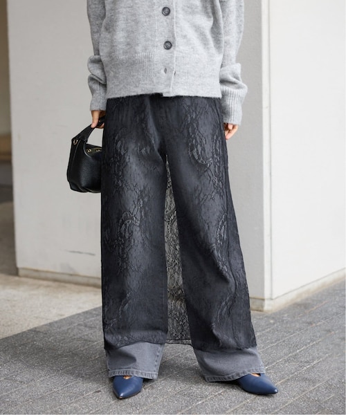 From India】2WAYレース刺繍スカラップレイヤードスカート｜チャオ