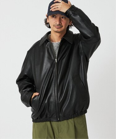 SKOOKUM / スクーカム 別注 シープレザー ジップジャケット 