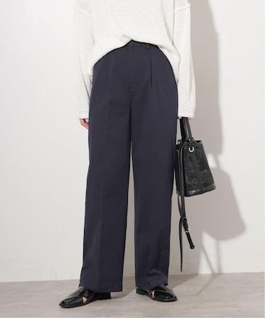 コットンツイルセンタープレスパンツ