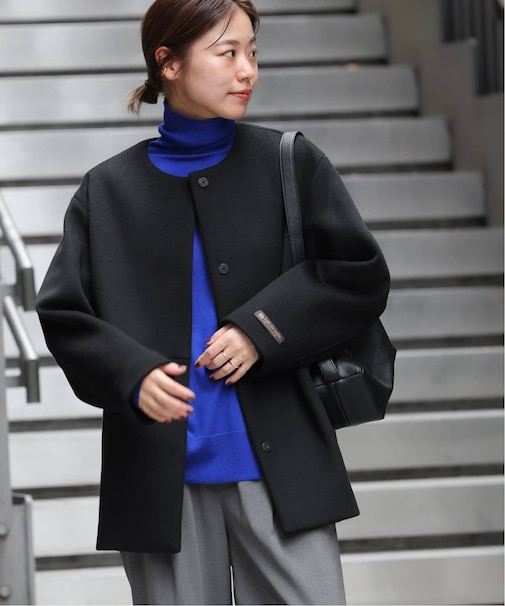 追加3》スーパーファインビーバークルーネックコート｜ジャーナル  