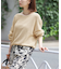 畔リネンニュアンスプルオーバー