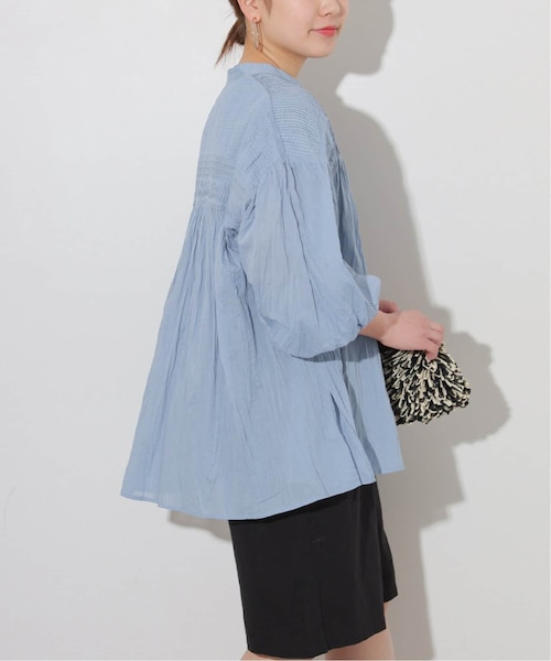25SS/タグ付✨ レリューム コットンボイルクリンクルピンタックブラウス JOURNAL STANDARD relume｜《追加》コットンボイルクリンクル