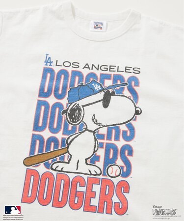 PEANUTS 別注 MLB開幕戦 ベースボール プリントTシャツ｜ジャーナル 